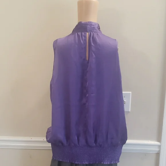 4/$20 Purple Ruffled Sleeveless Top - Picture 7 of 11